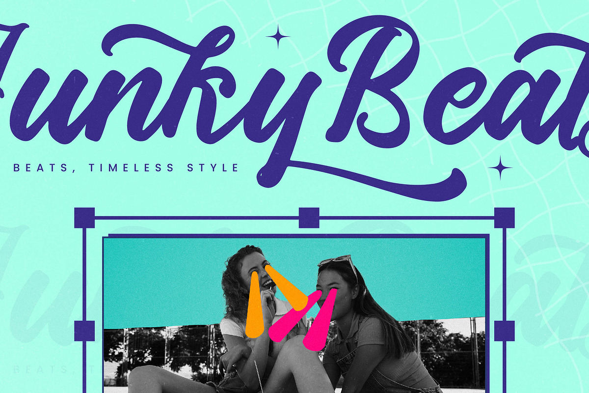 Restock Funkys Bold Script Font preview 7