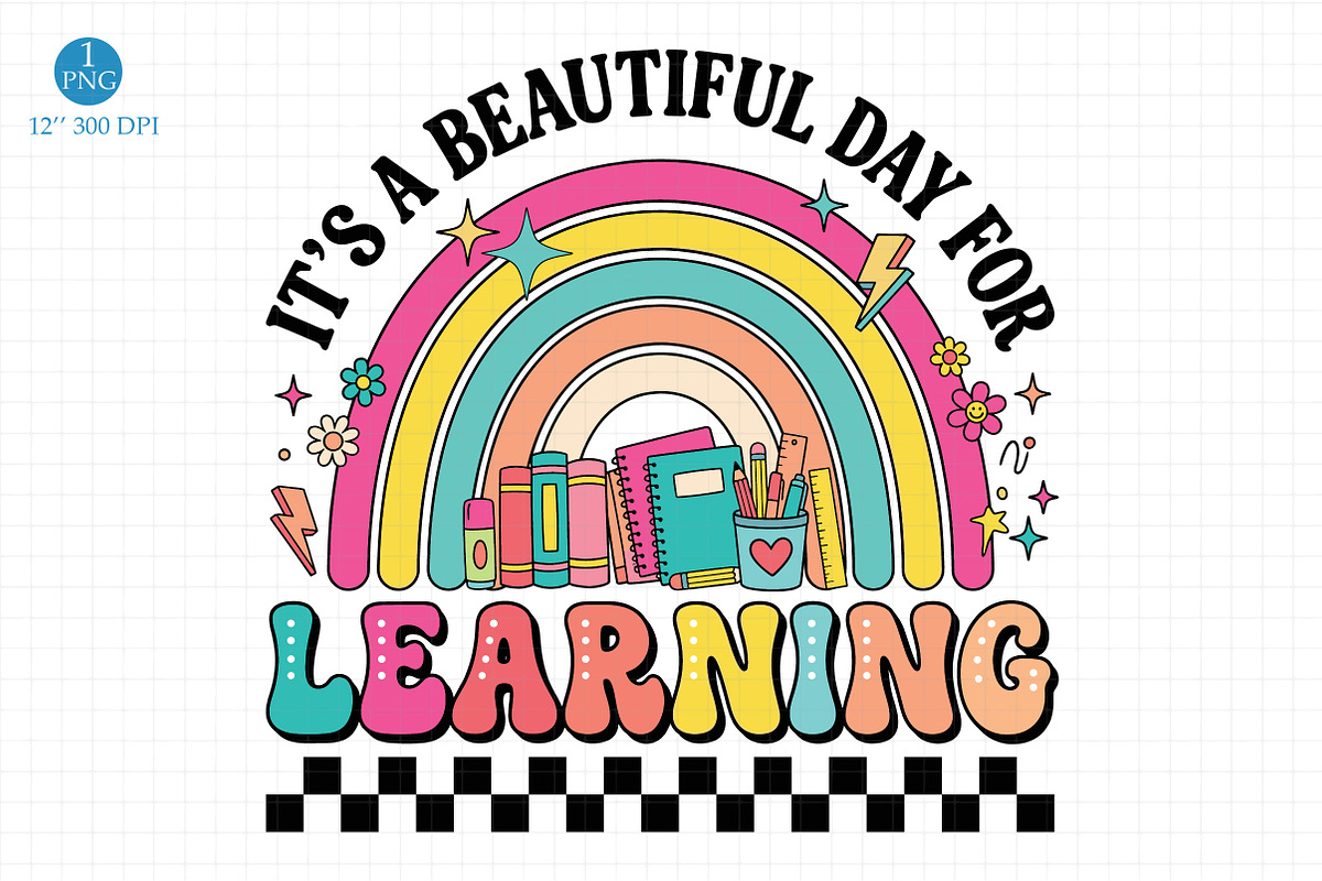 It's a Beautiful Day for Learning, an Education Illustration by Libby Wishes (Photo 1 of 4)