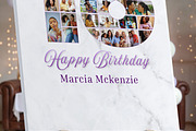 18th Birthday Photo Collage Poster, a Poster Template by Godserv Designs (Thumbnail 12 of 14)