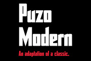 Puzo Modern, a Font by Anna Richard Design (Thumbnail 1 of 4)