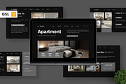 Apartement - Property Google Slide, a Presentation Template by Deepslide Studio (Thumbnail 1 of 6)