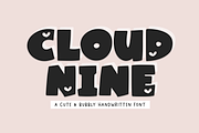Cloud Nine - Bold Handwritten Font, a Font by KA Designs (Thumbnail 1 of 10)