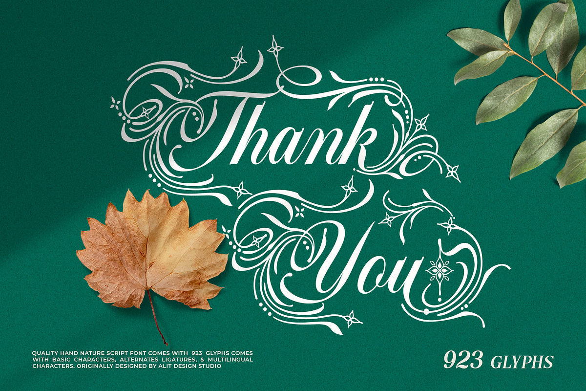 Quality Hand Typeface, a Script Font by alit design (Photo 18 of 20)