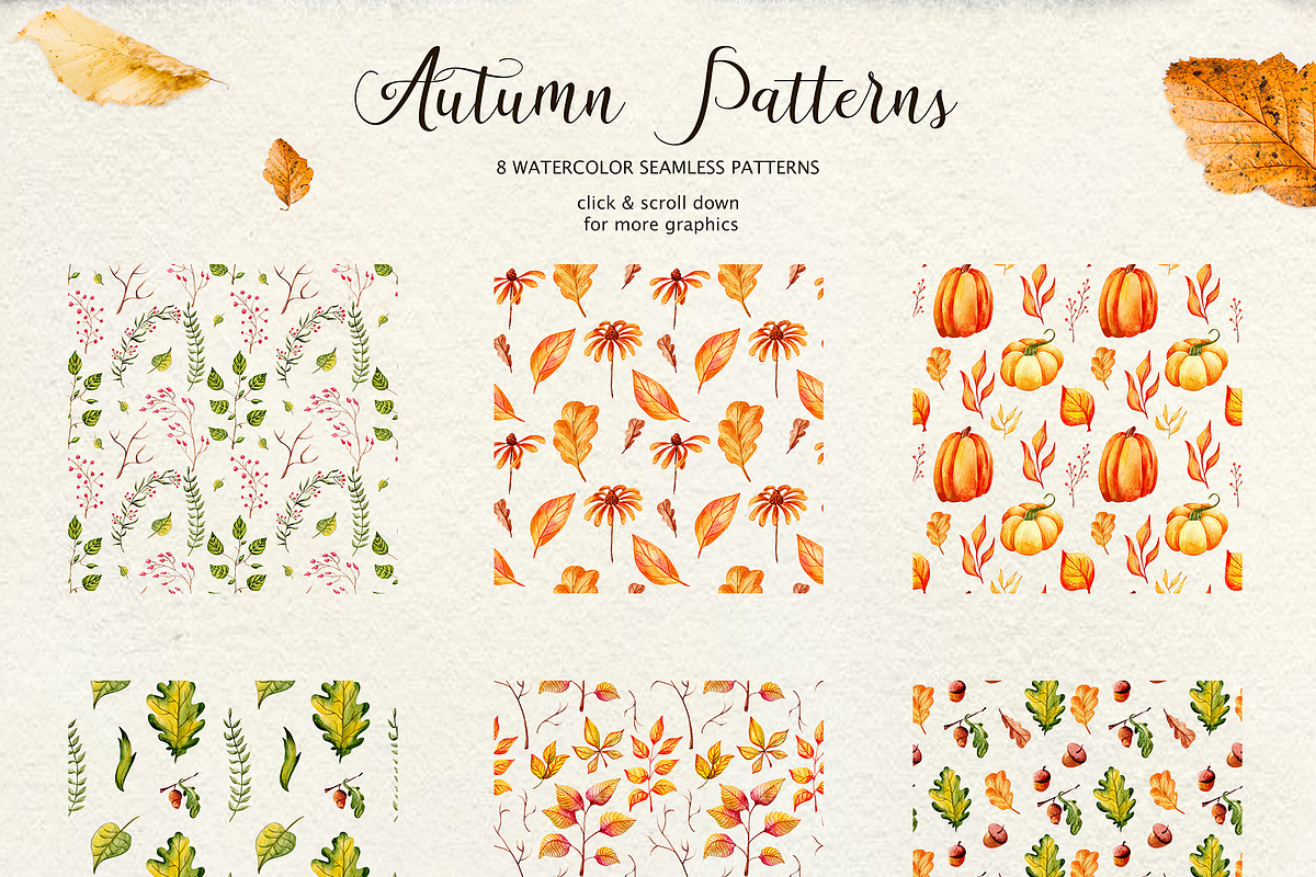 Fall in Love - Watercolor clipart, a Decorative Illustration by Astarte_design (Photo 12 of 12)