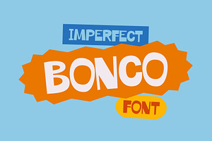 Bonko Imperfect Font, a Handwritten Font by supfonts
