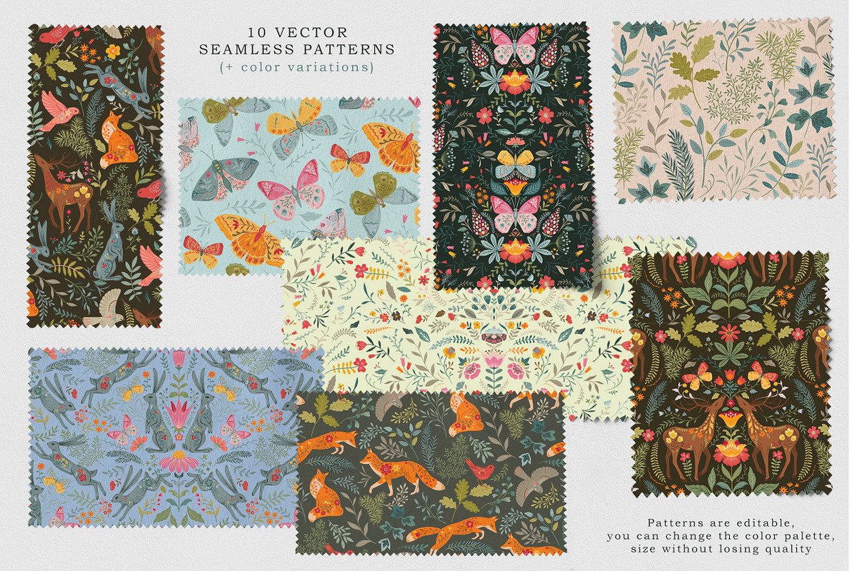 Forest Stories. Folk Collection, an Object Graphic by Molly art (Photo 11 of 17)