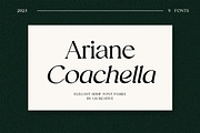 Ariane Coachella Elegant Serif Font, a Serif Font by UICreative (Thumbnail 1 of 13)