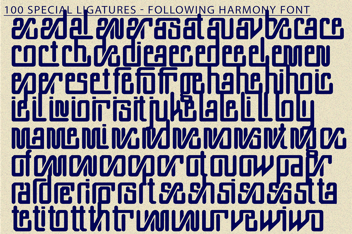 Following Harmony Font, a Sans Serif Font by 177Studio (Photo 7 of 8)