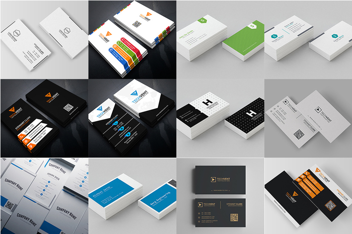 50 Mega Business Card Bundle, a Business Card Template by Shahjhan (Photo 4 of 4)