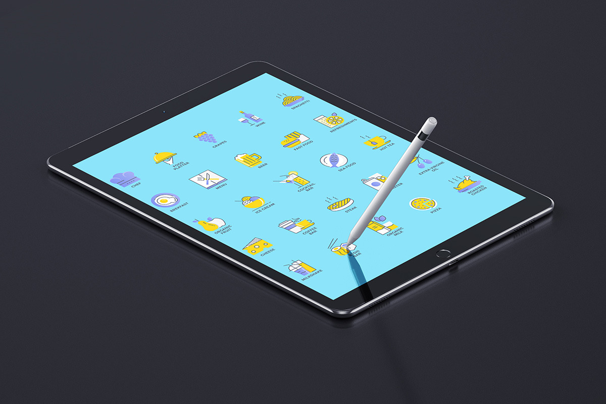 Set of flat smooth gradient icons, an Icon by Creative Graphics (Photo 11 of 12)