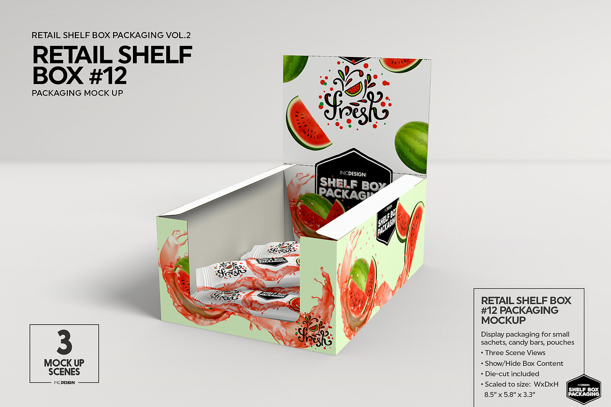 Retail Shelf Box Packaging MockUps2, a Packaging Mockup by INCDesign (Photo 15 of 20)