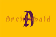 Godfrey Bold Blackletter, a Blackletter Font by Good Java Studio (Thumbnail 8 of 9)