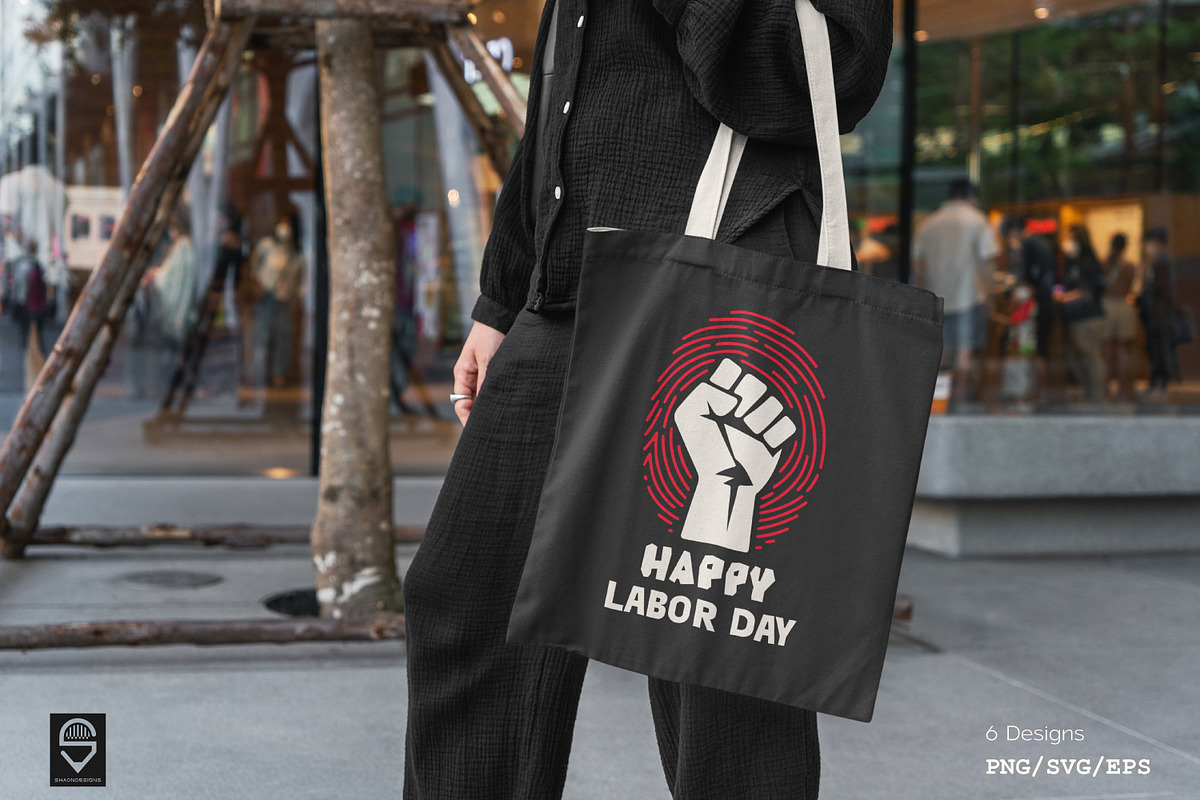 Labor Day T-Shirt Design Bundle, a Graphic by shaondesigns (Photo 5 of 7)