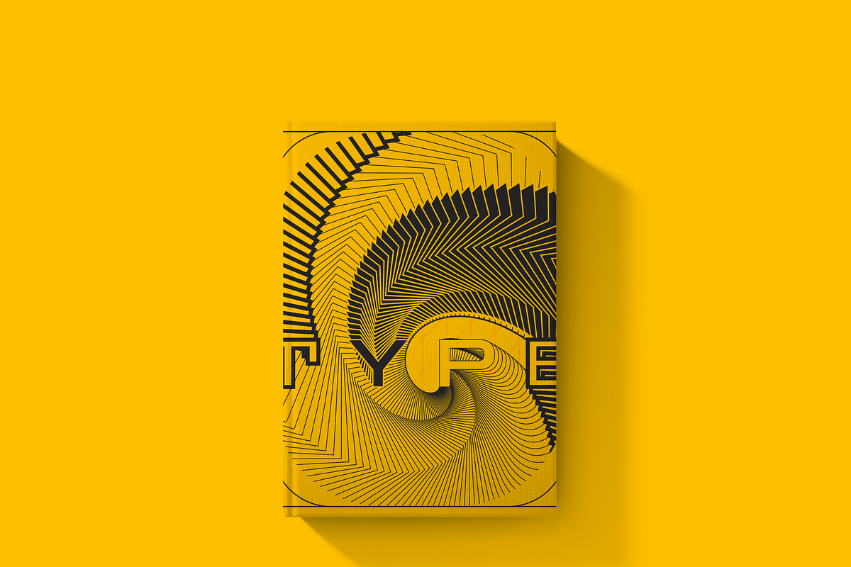 Modern Optical Typography Poster Set, a Poster Template by NJ Himel (Photo 14 of 40)
