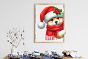 Christmas Peeking Dogs Sublimation, a Work Illustration by Dream Creation (Thumbnail 4 of 6)