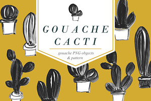 CACTUS - Gouache Illustrations Pack