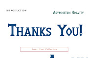 Asymmetric Gravity, a Serif Font by Wow Magic (Thumbnail 3 of 3)