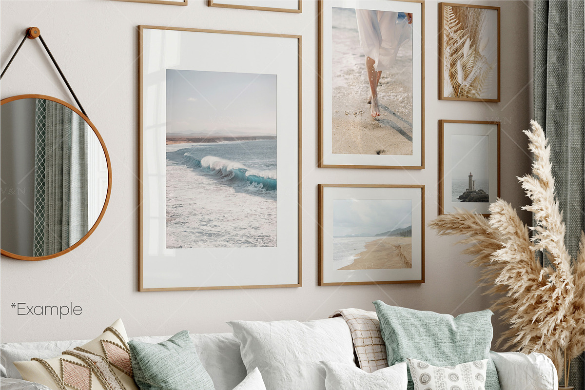 Interior Frame Mockup Bundle - 46, a Poster Template by VNmockup (Photo 4 of 12)