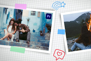 Scrapbook Transitions Premiere Pro, a Templates & Theme by iamkoltunov
