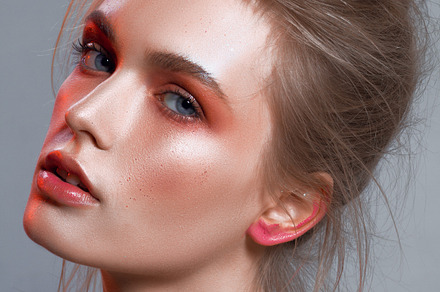 Portrait of a girl with wet makeup stock photo containing adult and attractive, a Beauty & Fashion Photo by BUTKO Magazine