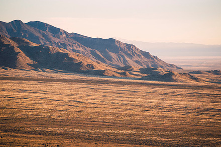 Desert landscape containing las cruces, new mexico, and sunrise