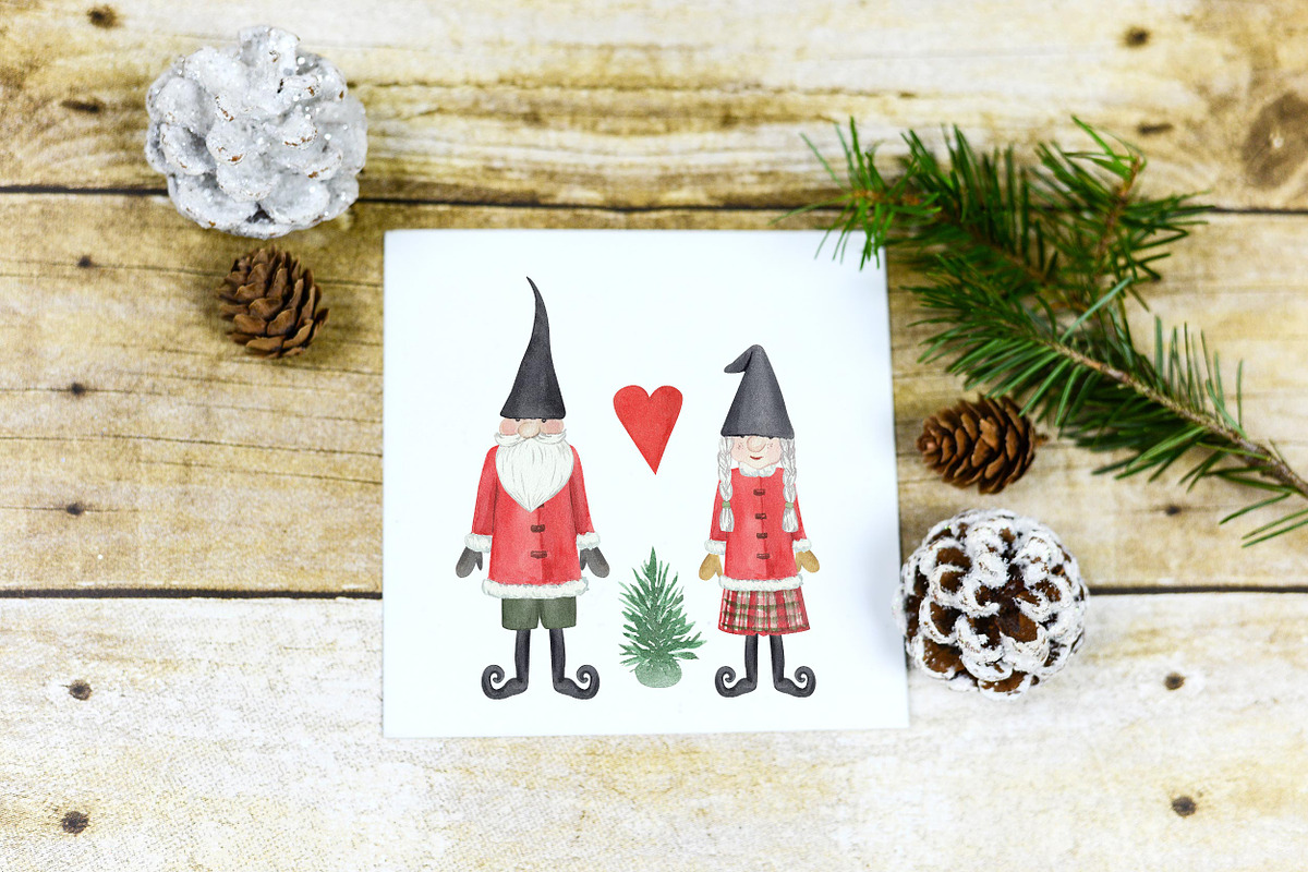 Christmas Elves Family Creator, a Decorative Illustration by Catch the Dream Art (Photo 4 of 9)