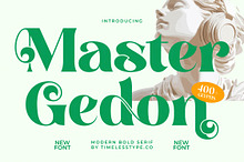 Master Gedon Modern Bold Serif