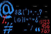 RT Charcoal - Briquette Display Font, a Handwritten Font by riff.type (Thumbnail 6 of 9)