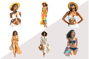 Summer Black Woman Beach Fashion, an Illustration by Design Market (Thumbnail 3 of 3)