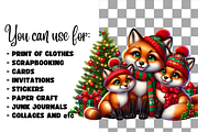 Christmas animal families, an Animal Illustration by AnetArtStore (Thumbnail 6 of 8)