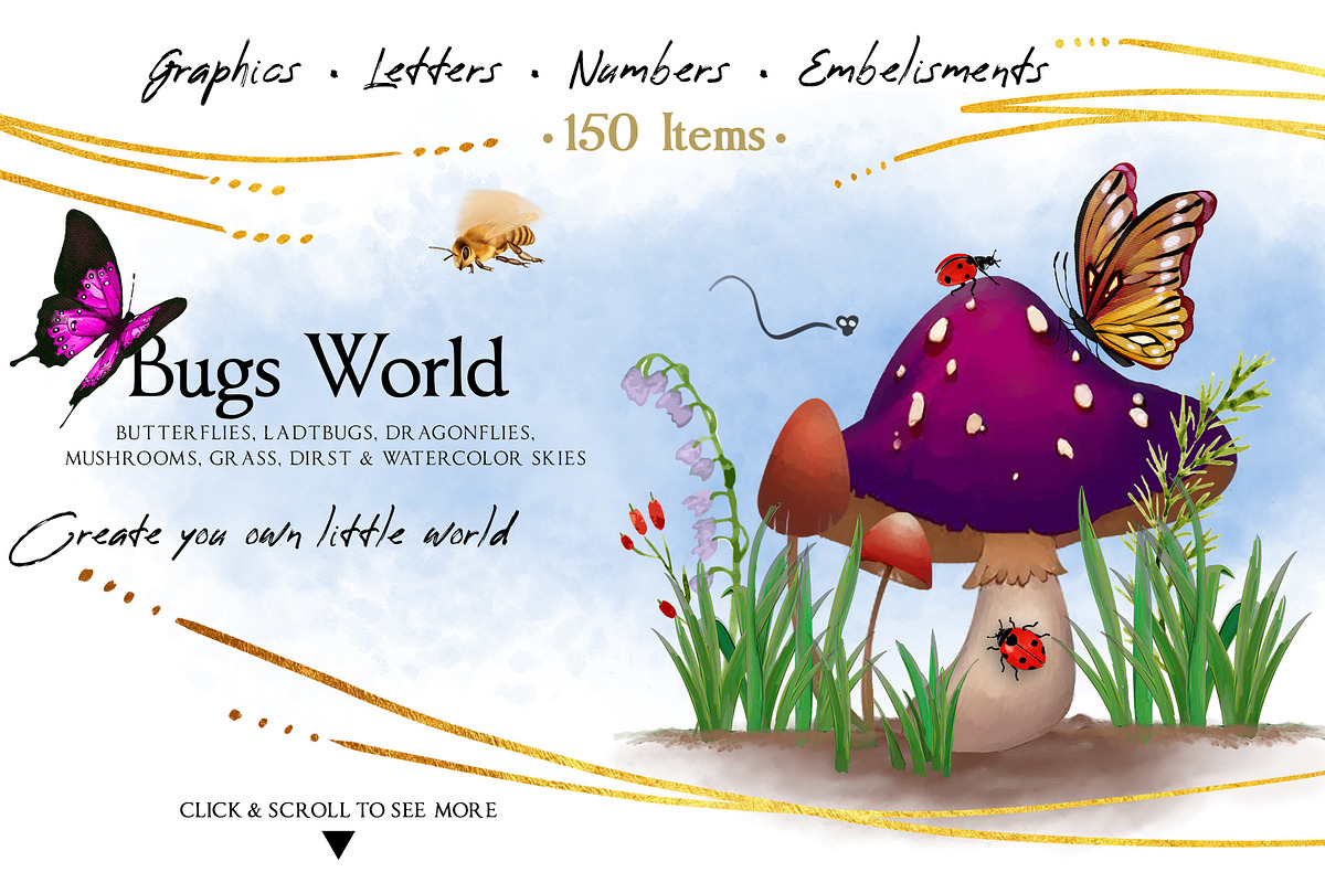 Bugs World Collection, an Illustration by potterDesigns (Photo 2 of 5)