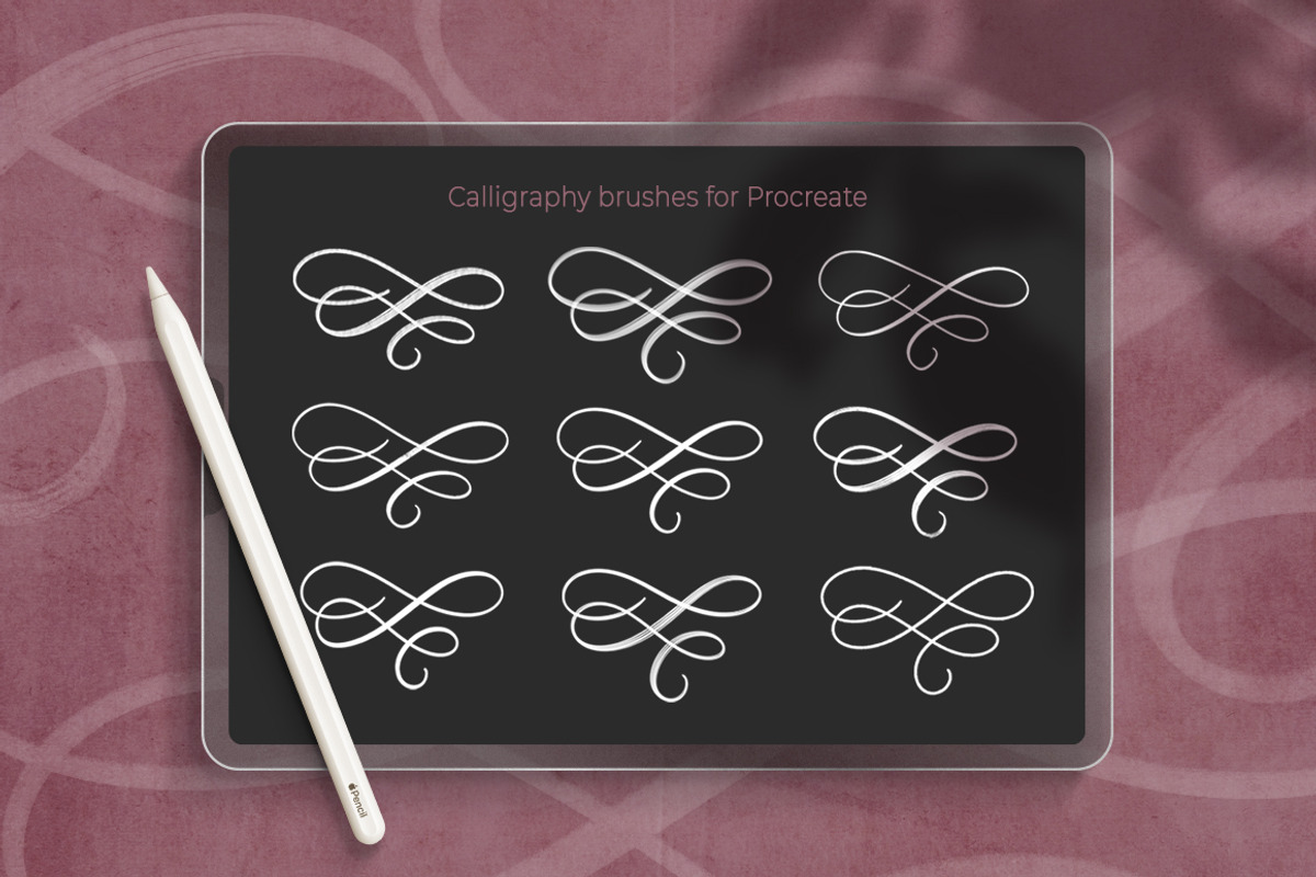 Procreate Calligraphy brushes +Bonus, a Brush Add-On by Type Tale (Photo 5 of 10)