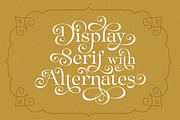 Sparky Dream - Curly Stylish Serif, a Serif Font by Letterhend Studio (Thumbnail 2 of 11)