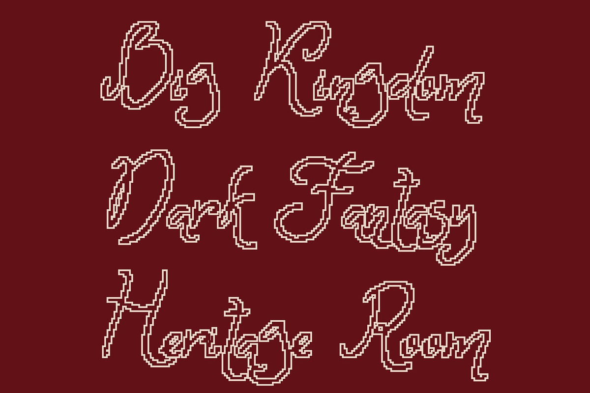 CS Fidela Pixel, a Handwritten Font by Craft Supply Co. (Photo 2 of 8)