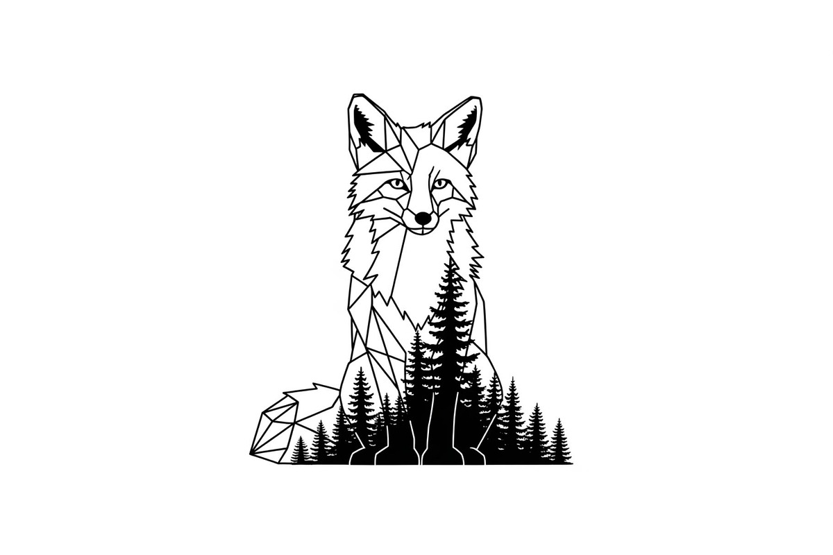 Fox Forest Silhouette Vector Bundle, an Illustration by Creativeshirt (Photo 10 of 31)