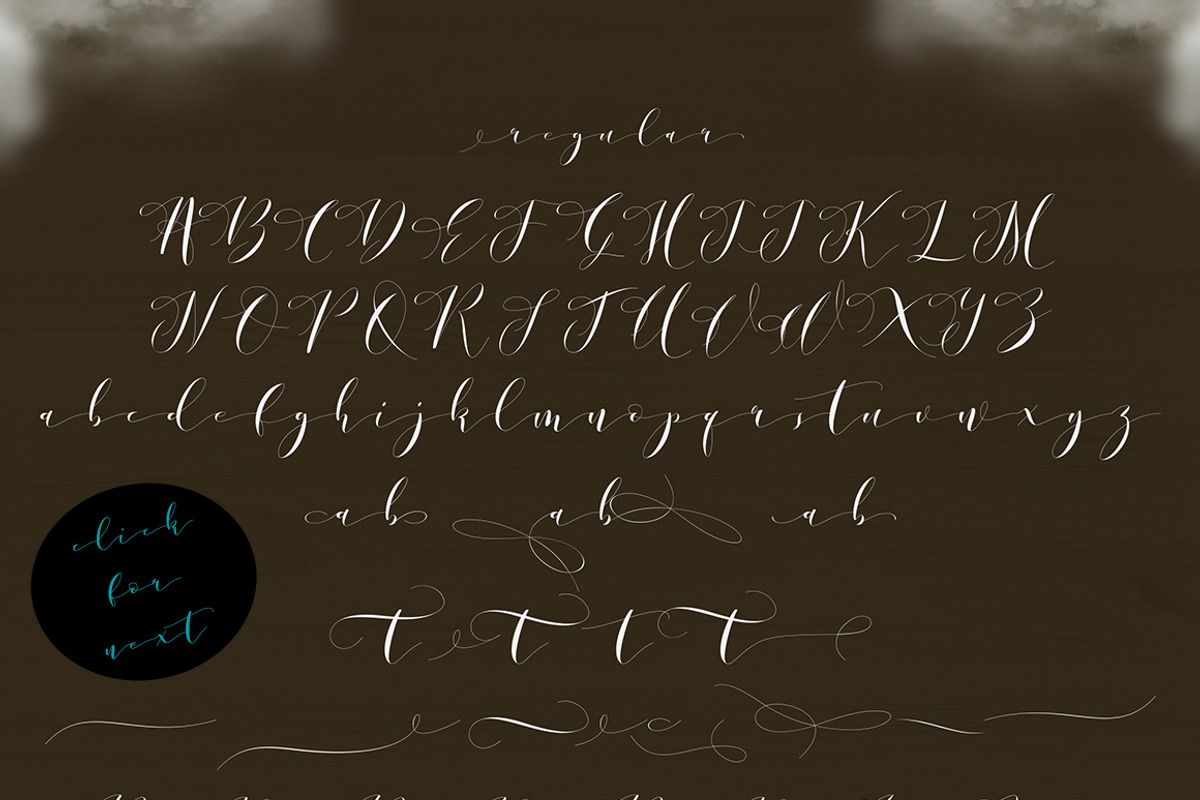 Donita Handscript, a Script Font by Siwox Studios (Photo 5 of 5)