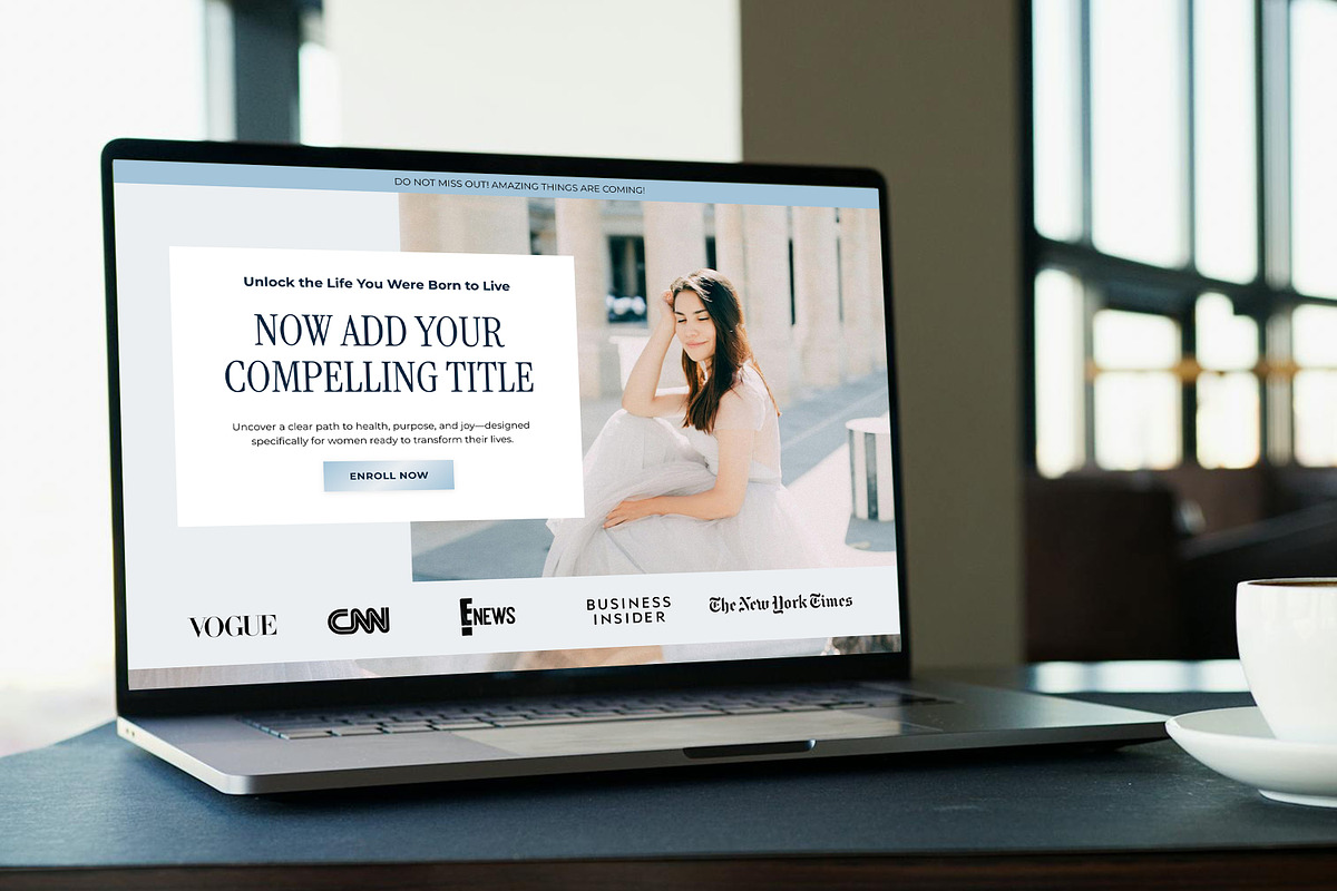 Kajabi Sales Funnel Templates, a Landing Page Template by Altenne | Kajabi Designer (Photo 5 of 9)