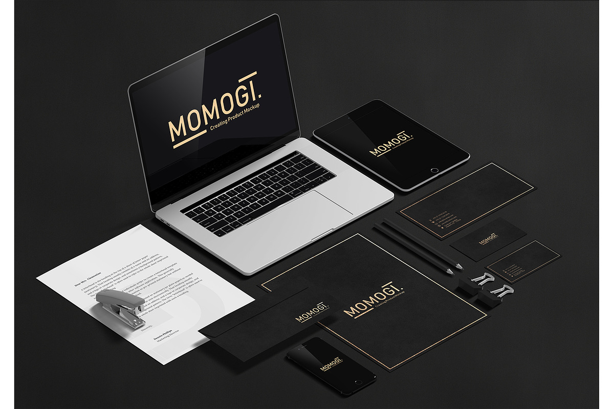 Stationery / Branding Mock-Up, a Product Mockup by Momogi (Photo 7 of 13)