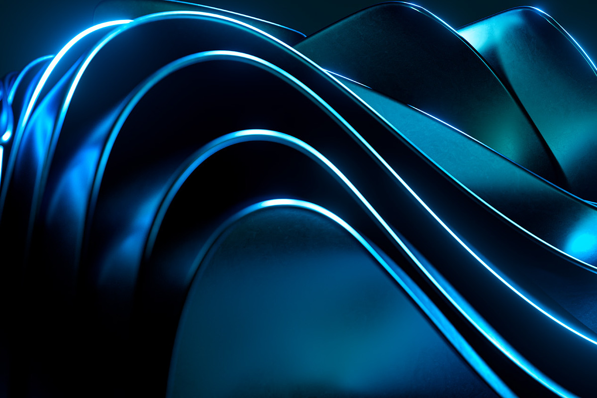 12 Modern Abstract Wavy Design Shape, an Object 3D Model by NikitaKapustin (Photo 11 of 13)