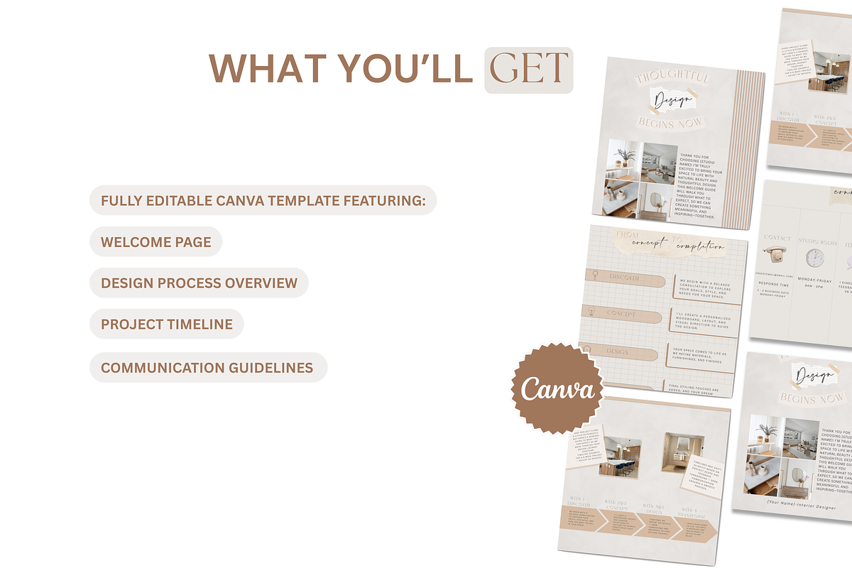 Interior Design Client Welcome Kit preview 3