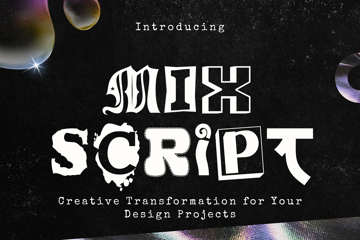 Mixed Script - Mixed display font, a Handwritten Font by BearyType Studio (Photo 1 of 9)