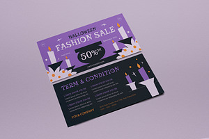 Fashion Sale Halloween Voucher