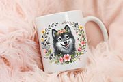 Spring black Wolf clipart, an Illustration by RobertsArt (Thumbnail 5 of 7)
