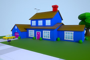 Low Poly House 1, an Architecture 3D Model by Midgardians (Thumbnail 2 of 14)