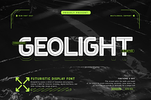 Geolight - Futuristic Display Font