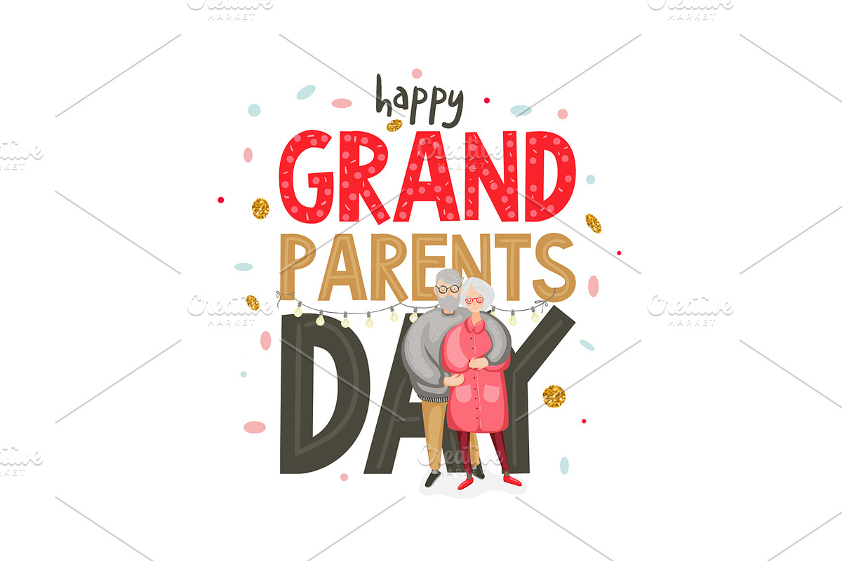 Happy Grandparents Day greeting card, a Decorative Illustration by Marysha Art (Photo 1 of 3)