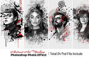 Abstract Art Making Photo Effect, a Brushes & More by MRI STUDIO