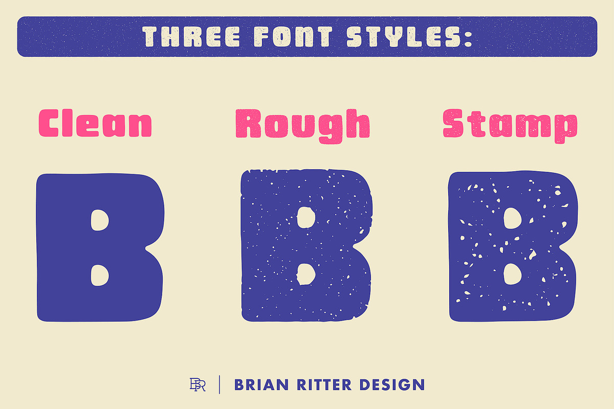 Chunky Block Sans Font, a Sans Serif Font by Brian Ritter Design (Photo 3 of 6)