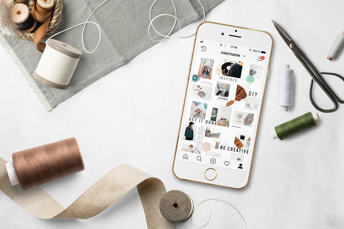 knack Instagram Puzzle, a Social Media Template by STUDIO 17 (Photo 7 of 7)