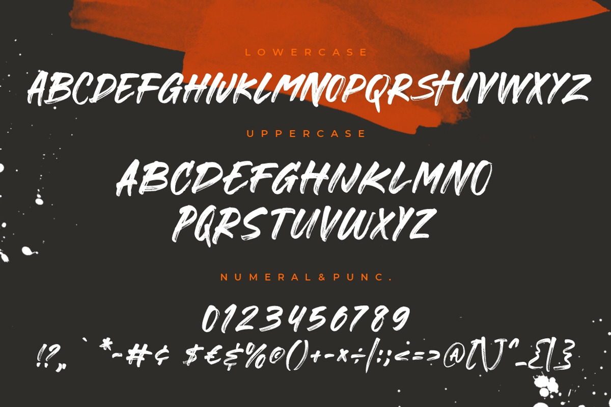 Gorock Brush Typeface, a Script Font by Creatype Studio (Photo 8 of 9)